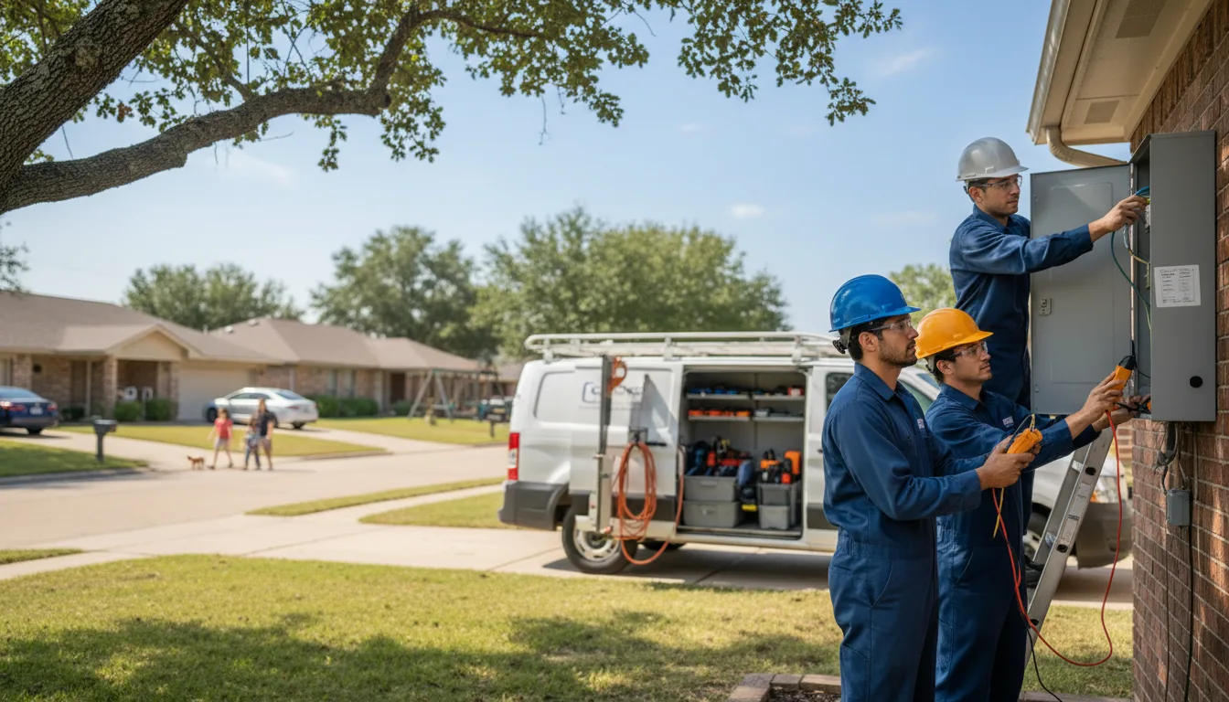 Certified electrician providing emergency electrical services in Four Oaks, NC